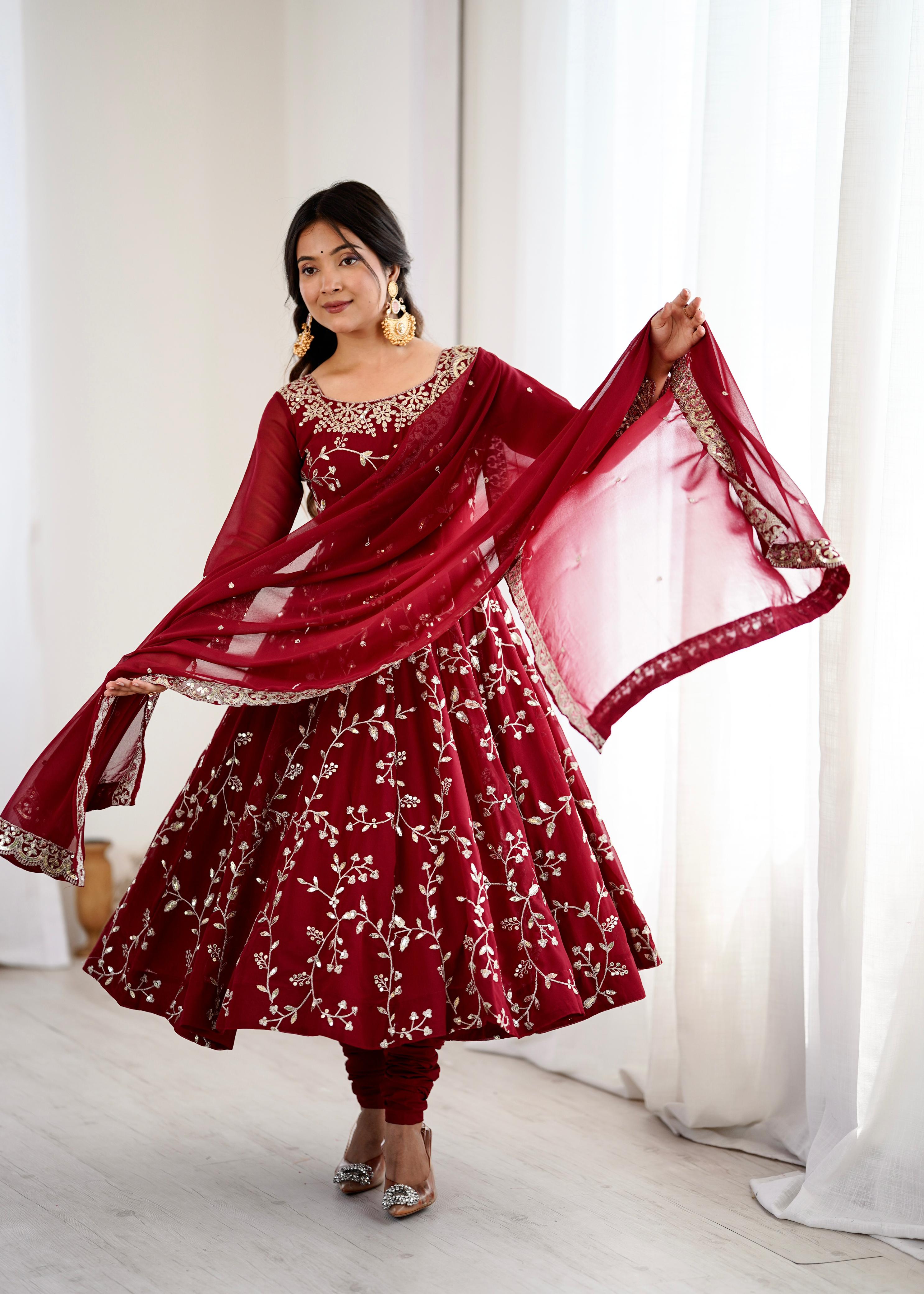 Maverick Fusion Women’s Ethnic Anarkali Gown